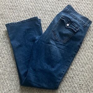 RACHEL Rachel Roy Men's Dark Blue Straight Jeans